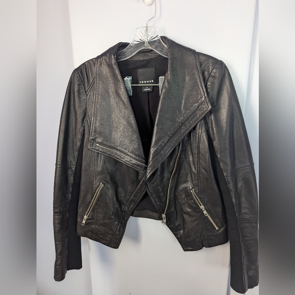 Trouve Leather jacket xs